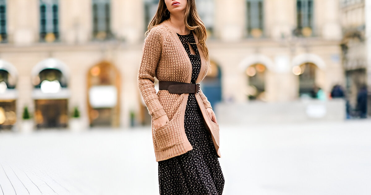 5 Ways: How to Style Oversized Cardigan Over Midi Dress Chic & Fresh