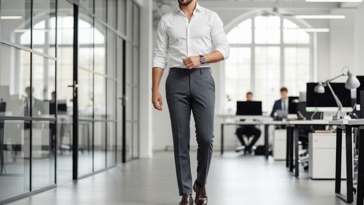 9 Powerful Ways to Master White Button Down & Charcoal Grey Pants