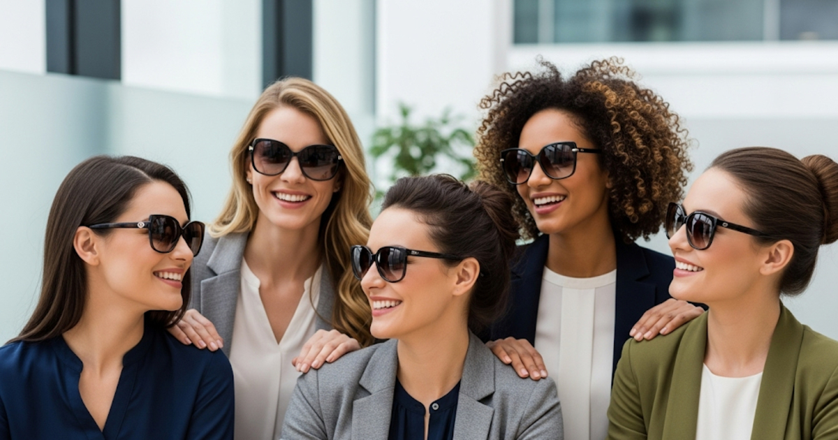 8 Perfect Hairstyles That Flatter Large Noses with Sunglasses