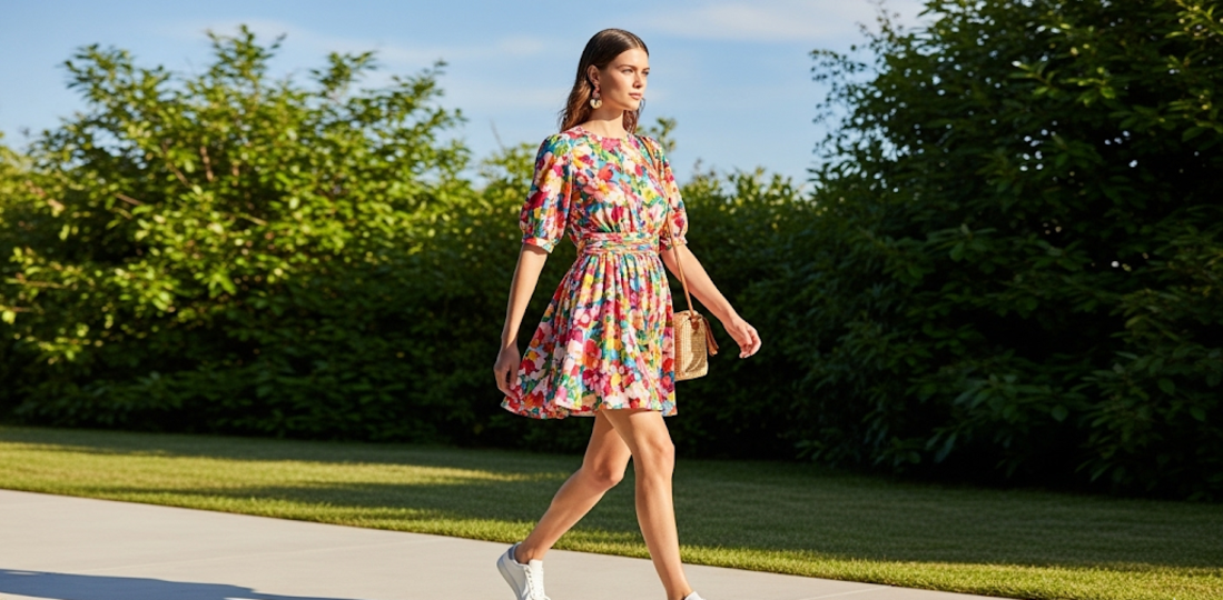 8 Fresh Ways Style Mini Dress Sneakers Summer Pro