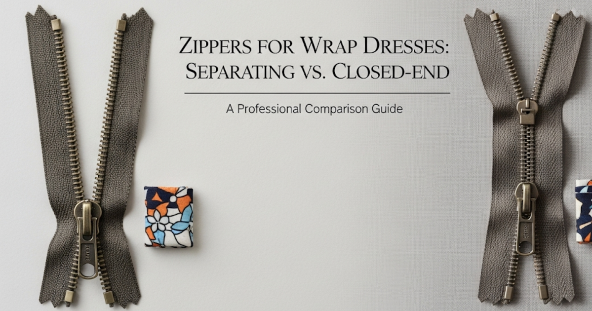 4 Smart Ways: Separating vs Closed-End Zipper Choice for Wrap Dress