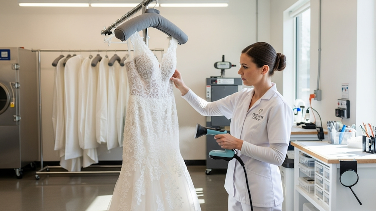 Wedding Dress Cleaning Cost: 2024 Professional vs DIY Comparison