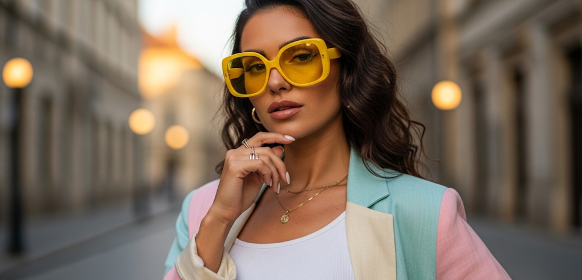 8 Reasons Oversized Yellow Sunglasses Women Choose for Statement Fashion