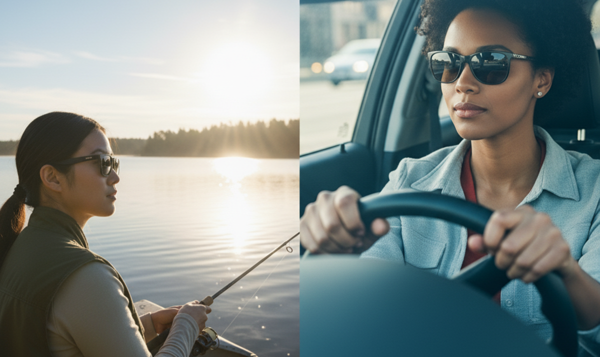 5 Best Polarized Sunglasses Women Fishing Driving UV Safety