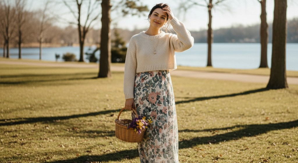 Wearing Cropped Sweater Over Maxi Dress for Casual Weekend: 12 Effortless Ways