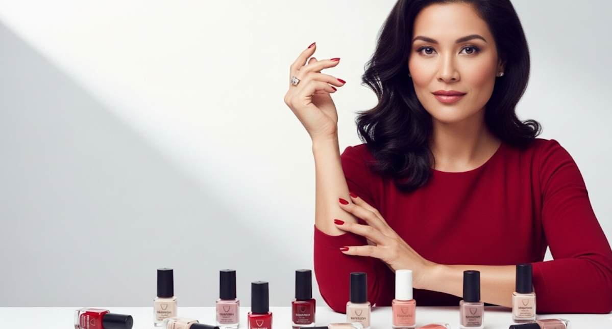 8 Perfect Nail Polish Colors for Red Dress Warm Skin Tone Women That Flatter