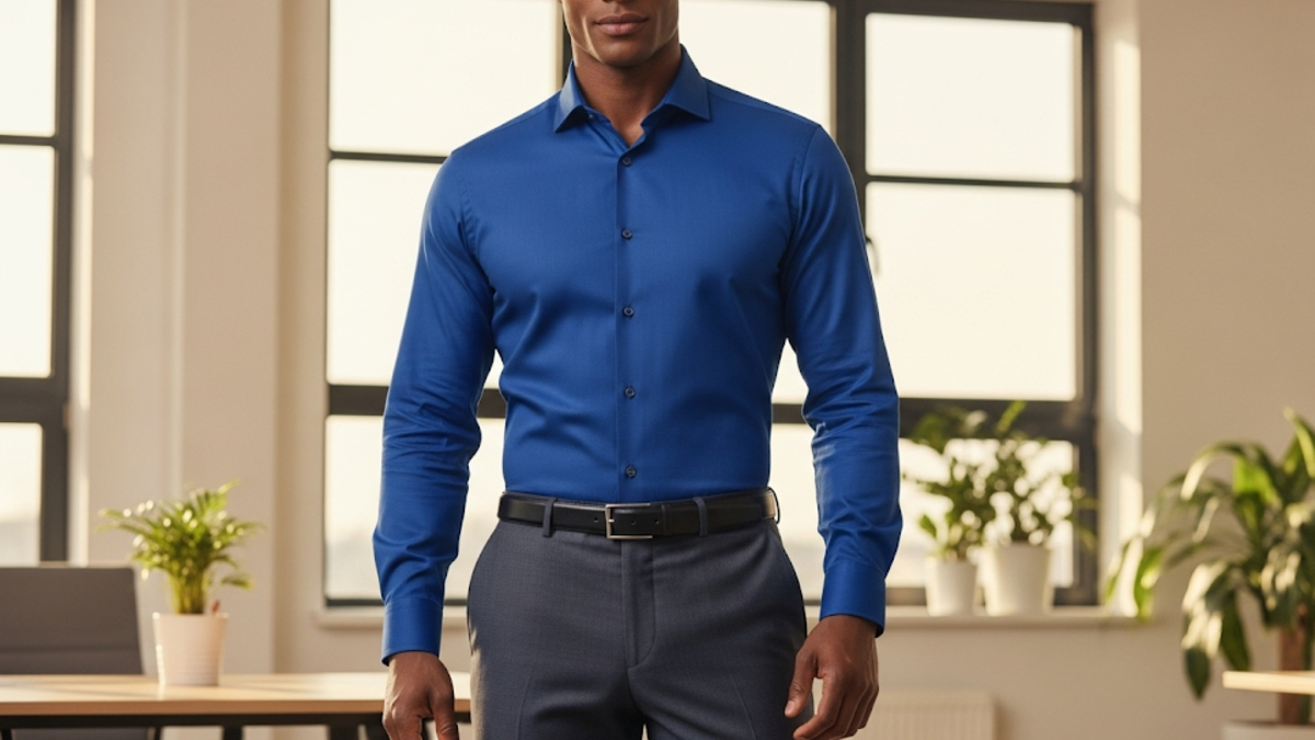 8 Perfect Shirt Colors: Grey Pants Cool Undertone Guide