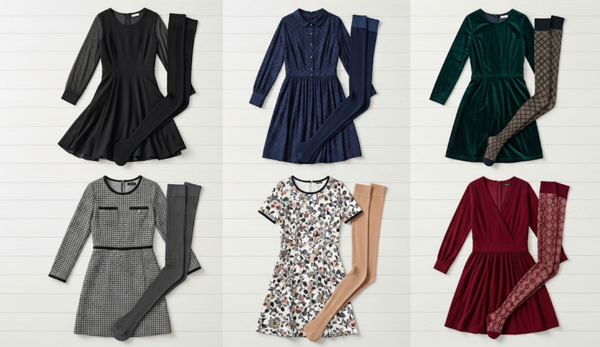 7 Flawless Rules: Matching Stocking Colors With Different Dress Shades And Patterns