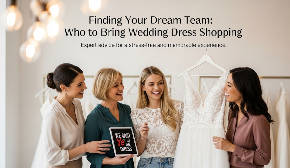 5 Perfect People: Who to Bring Wedding Dress Shopping for Best Experience