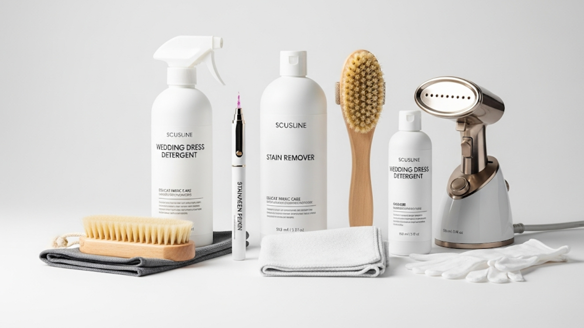 12 Pro Wedding Dress Cleaning Products for Home Use