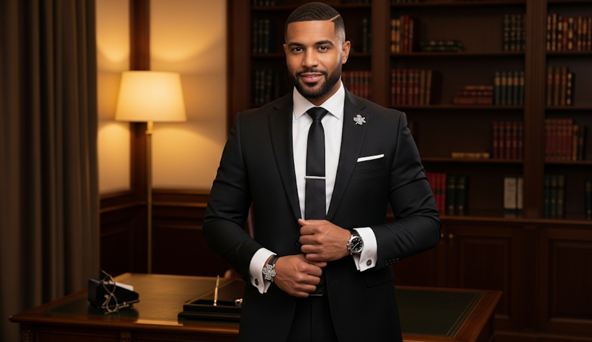 10 Perfect Silver Cufflinks Black Suit White Shirt Formal Styling Rules