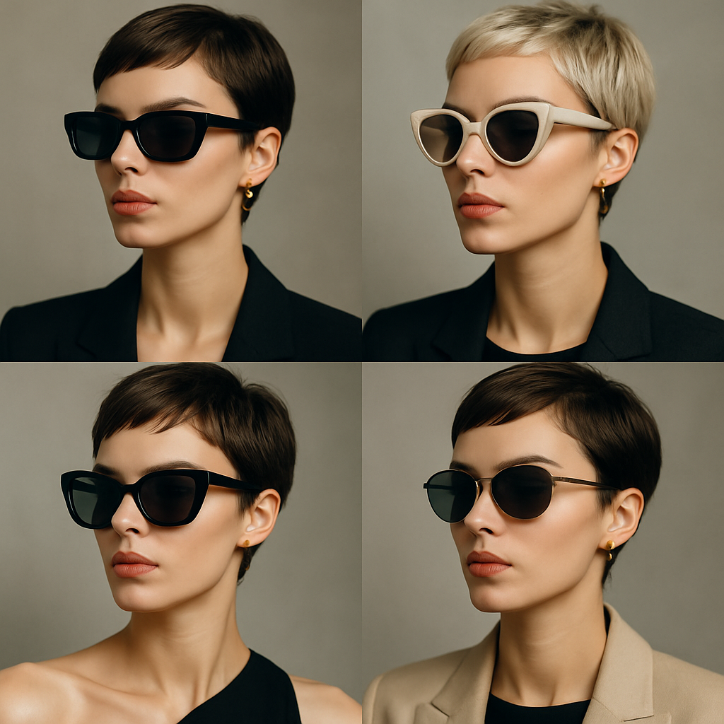 15 Best Sunglasses Styles Amazing Women Short Hair 2025