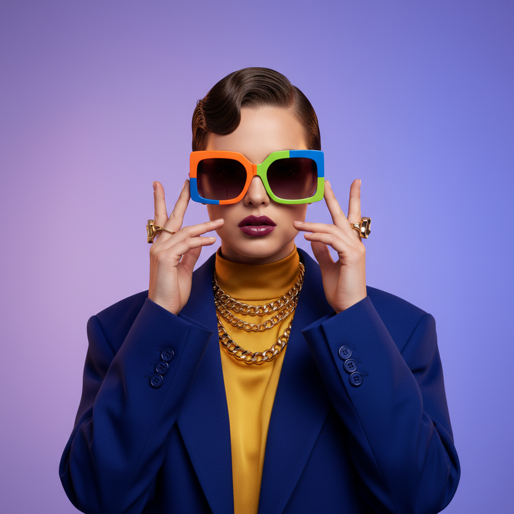 Bold Colored Wide Frame Sunglasses That Make Women Stand Out: 8 Vibrant Styles to Transform Your Look