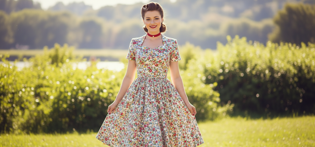 18 Stunning 1940s Retro Summer Dresses Capturing Wartime Elegance