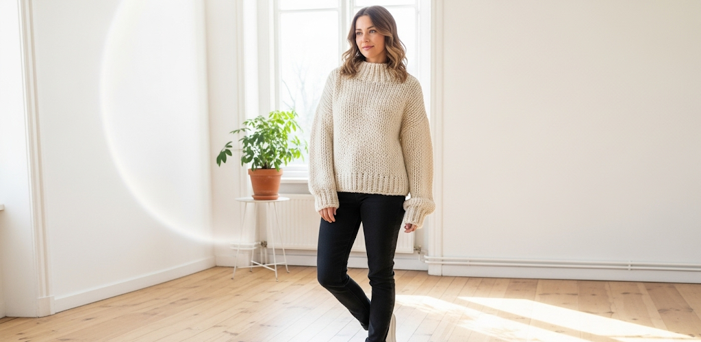 6 Stunning Chunky Cotton Sweaters Women Absolutely Adore