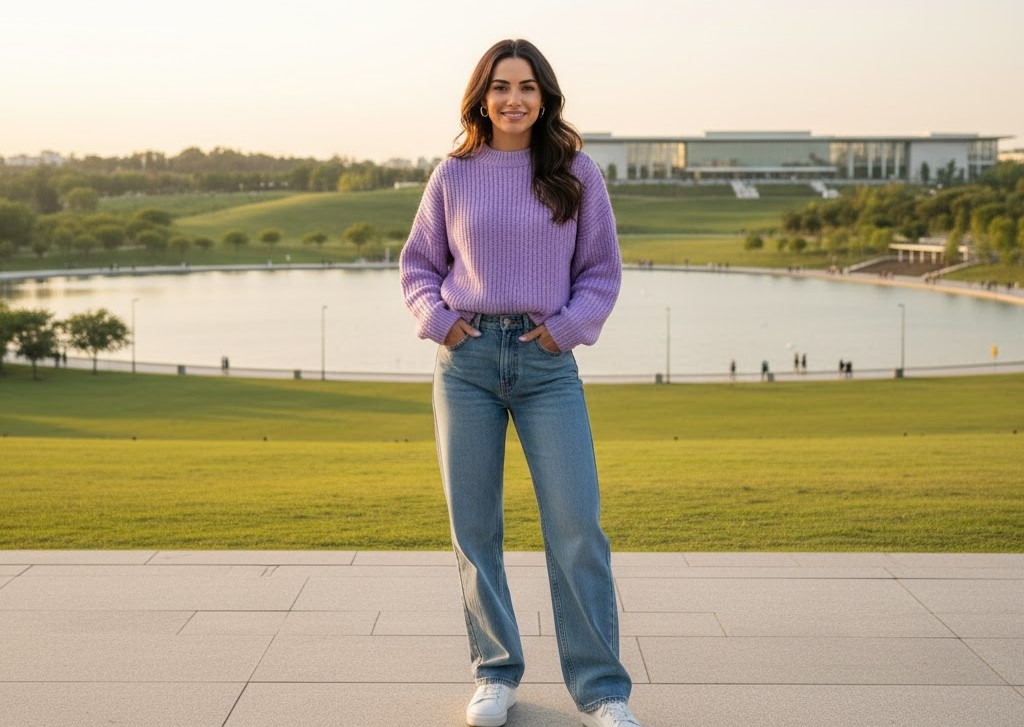 10 Easy Purple Sweater Weekend Outfit Ideas That Wow