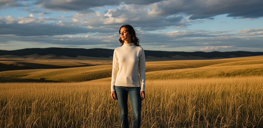 7 Mock Neck Cotton Sweater Women Styles Perfecting Elegance