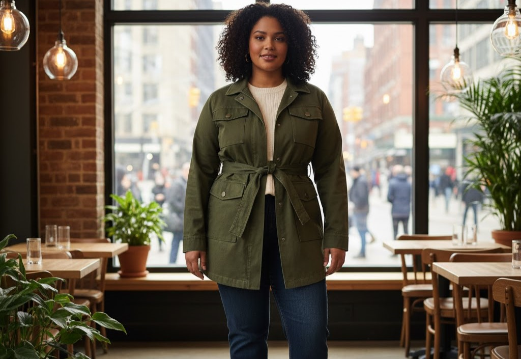 6 Flattering Plus Size Canvas Jacket Styles for Confident Women