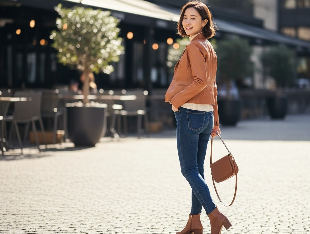 5 Essential Tips: Perfect Brown Leather Jackets Petite Women Need