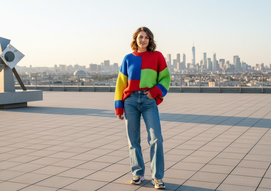 9 Colorful Statement Sweaters Instantly Elevating Your Basic Wardrobe