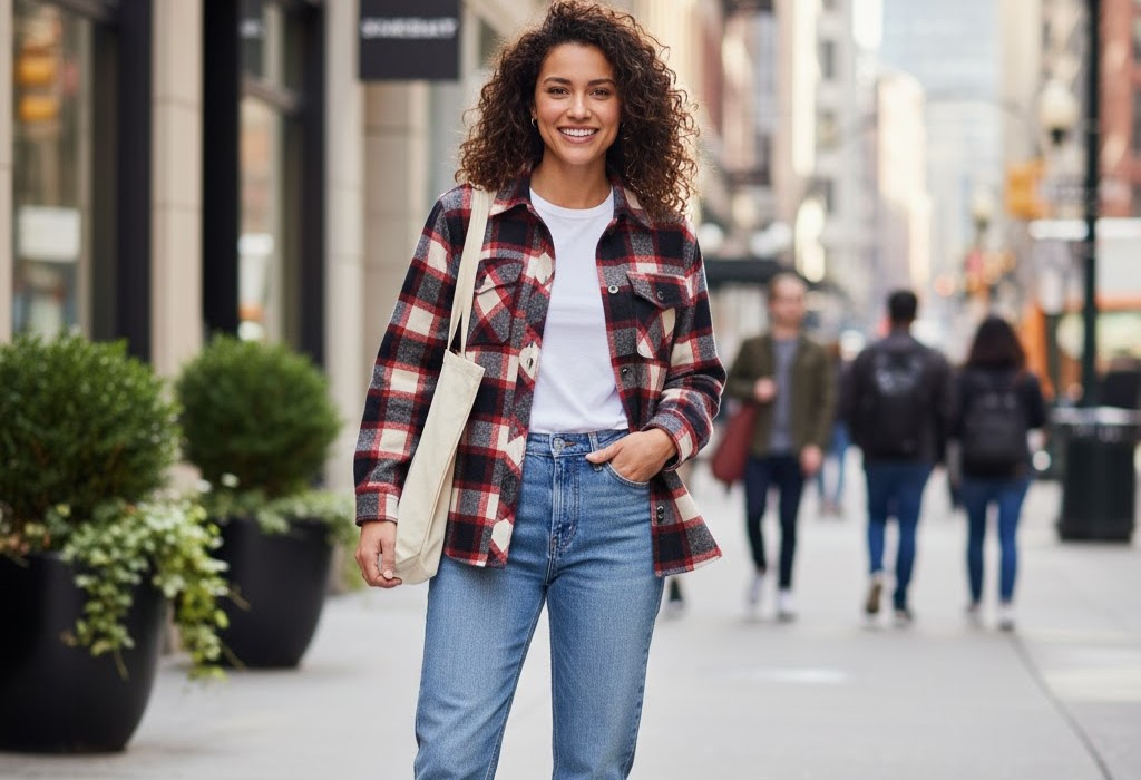 10 Effortless Flannel Jacket Women Everyday Casual Errands Style Hacks