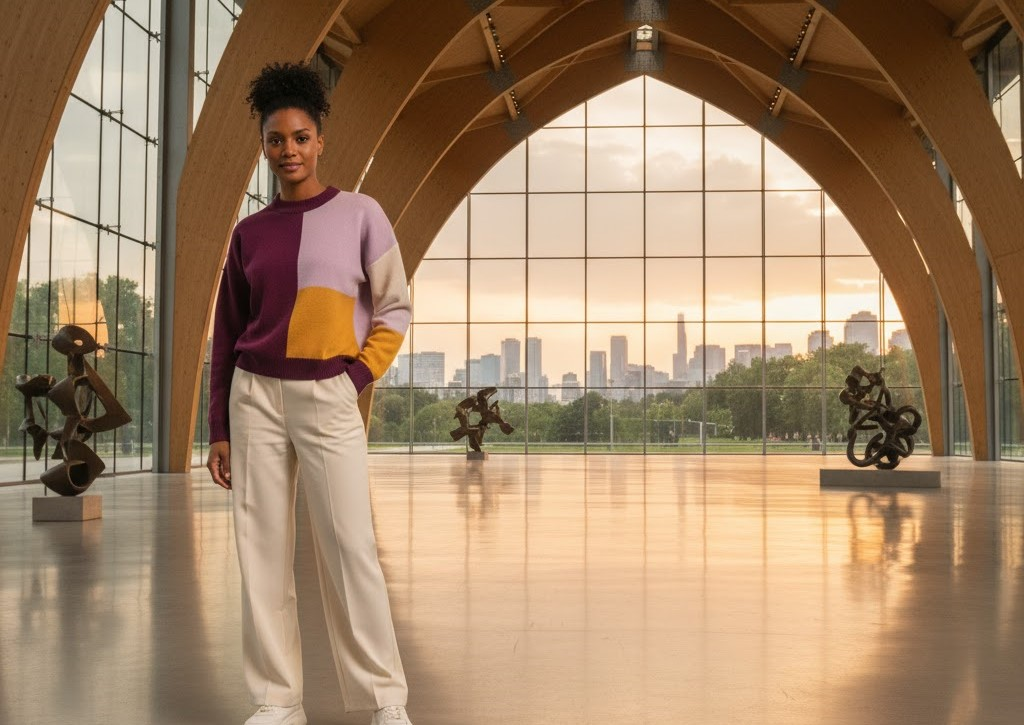13 Expert Color Block Purple Sweater Outfit Tips