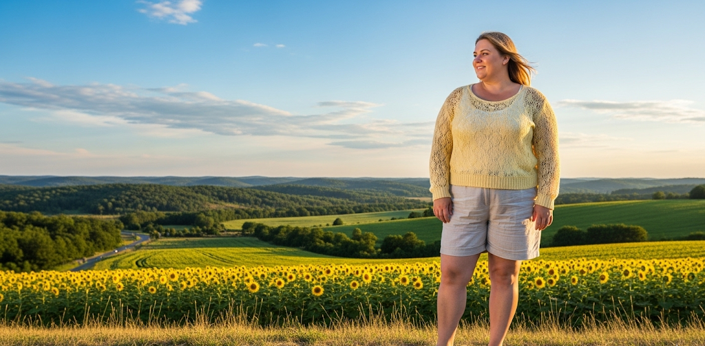 7 Gorgeous Extended Size Summer Sweaters for Confident Women
