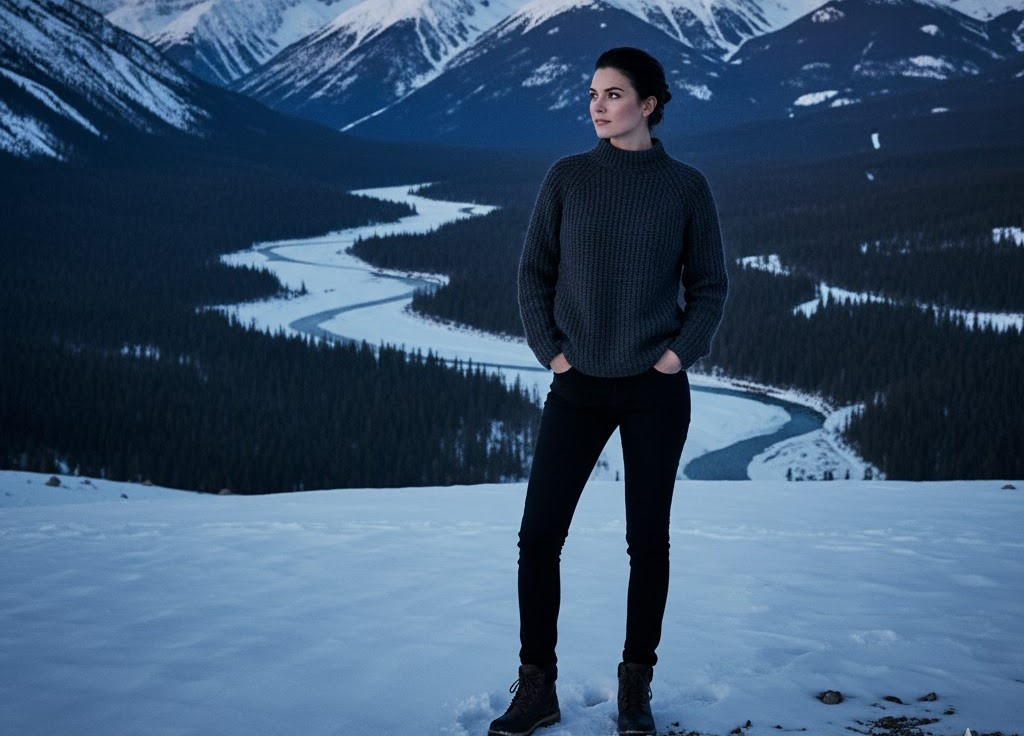 5 Stunning Dark Warm Sweaters Women Need This Winter