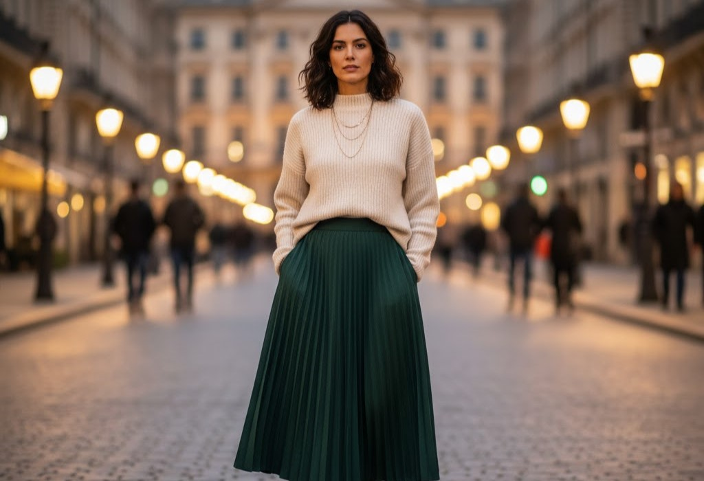 15 Stunning Wool Sweater Skirt Outfit Ideas You’ll Love