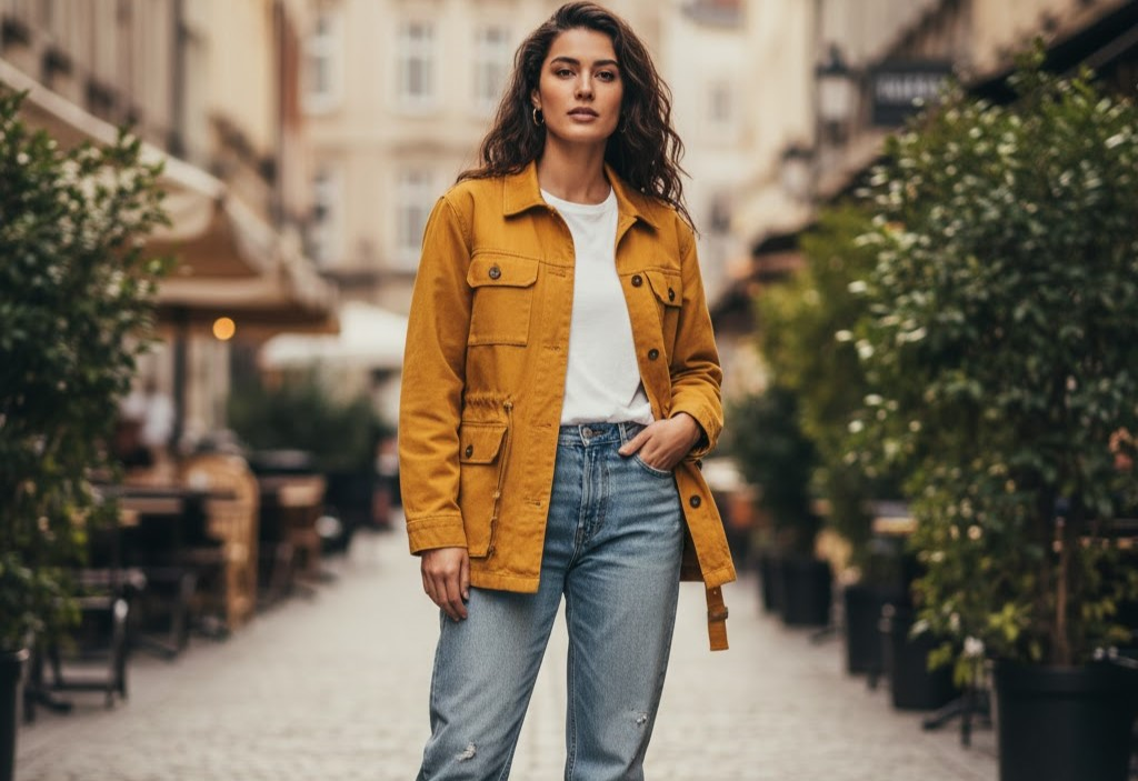 8 Timeless Canvas Jacket Jeans Boots Combinations for Women