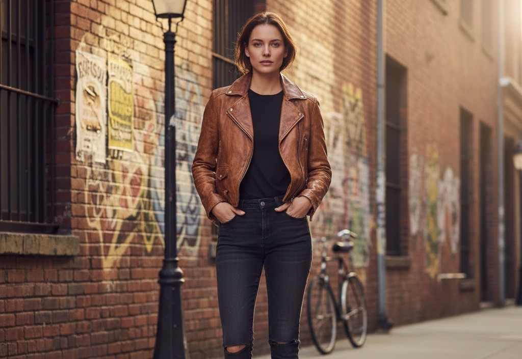 5 Stunning Distressed Brown Leather Jacket Women Love for Vintage Character