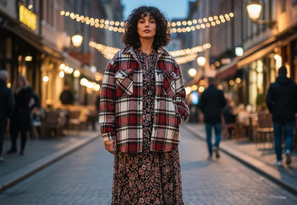 Flannel Jacket Dress Contrast: 10 Stunning Style Combinations