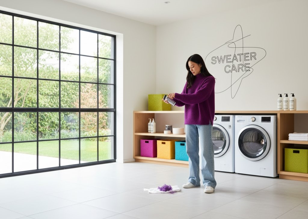 8 Safe Ways Remove Purple Sweater Pilling Today