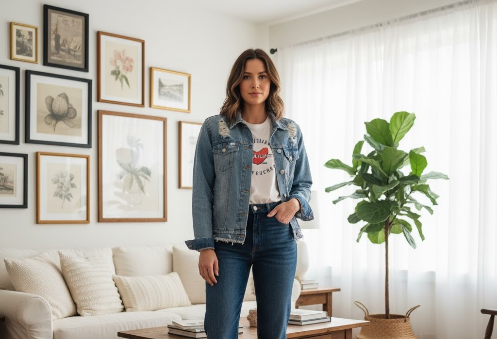 11 Distressed Vintage Light Denim Jackets Every Woman Needs