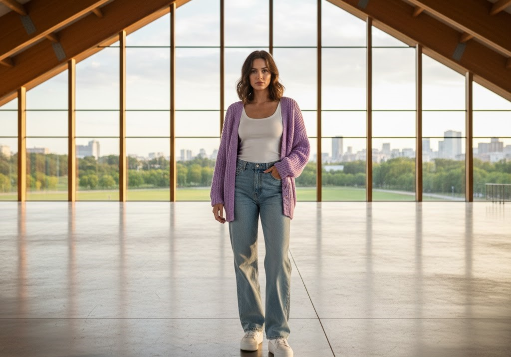 12 Fresh Lilac Cardigan Outfit Women Ideas You’ll Love