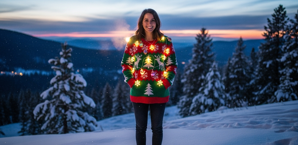 15 Stunning Holiday Sweaters With Lights That Shine Stylishly