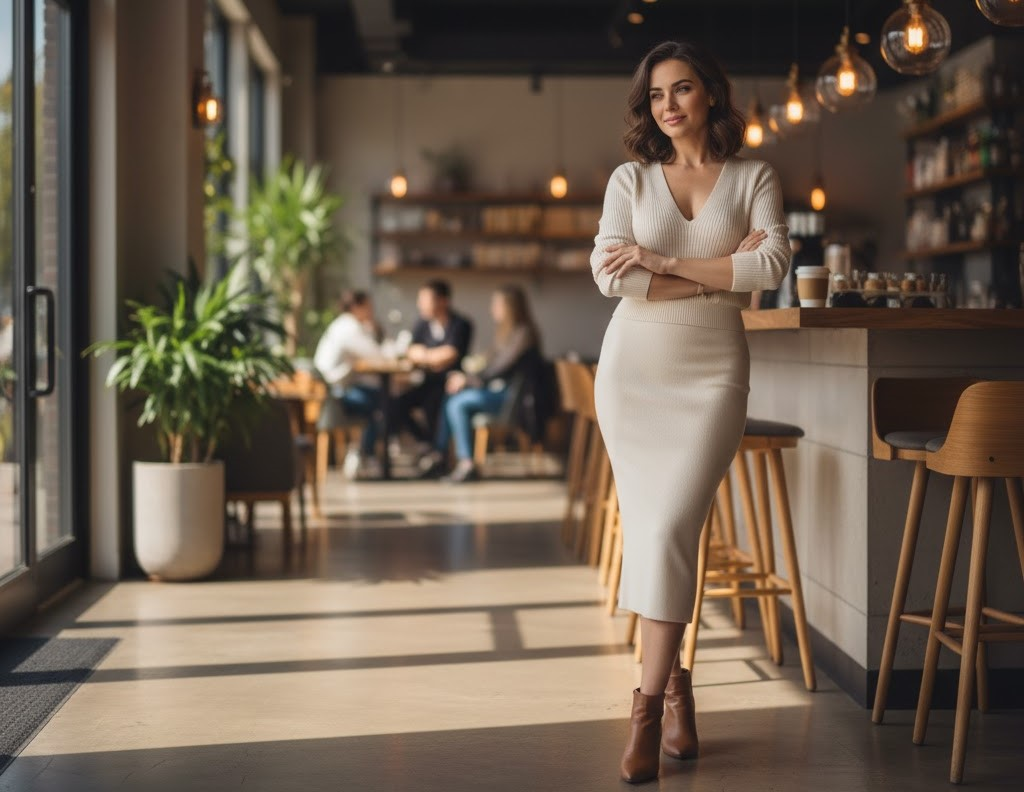 7 Stunning Sweaters For Hourglass Figure Women That Accentuate Curves