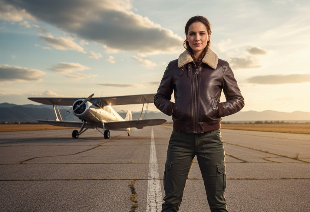 6 Iconic Brown Bomber Leather Jackets Women Adore Today