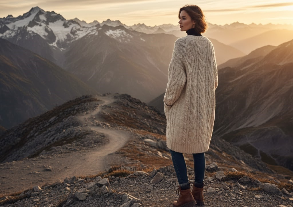 12 Stunning Chunky Wool Cardigan Women Choose Over Heavy Coats