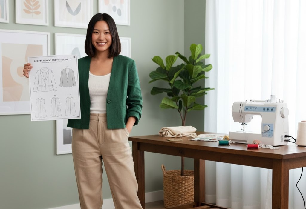 8 Modern Cropped Women’s Jacket Patterns Perfect Flattery