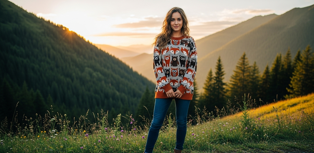 7 Cute Animal Print Sweaters Women Style Sophisticatedly