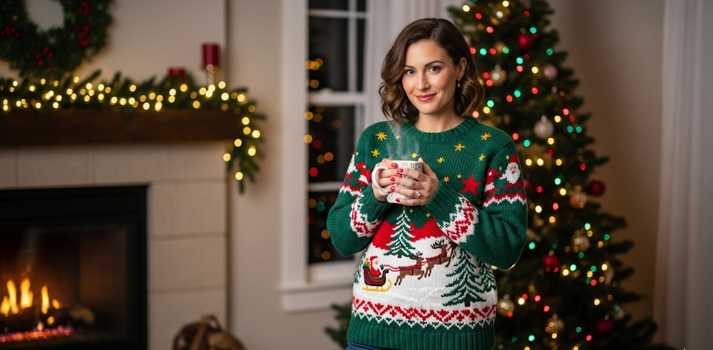 25 Stunning Vintage Christmas Sweaters Womens Collectors Absolutely Treasure