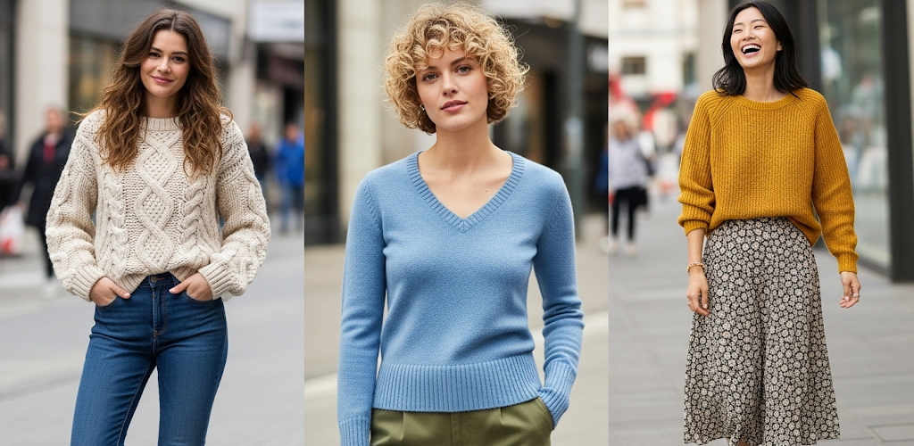 80 Premium 3X Cotton Sweaters Women Love