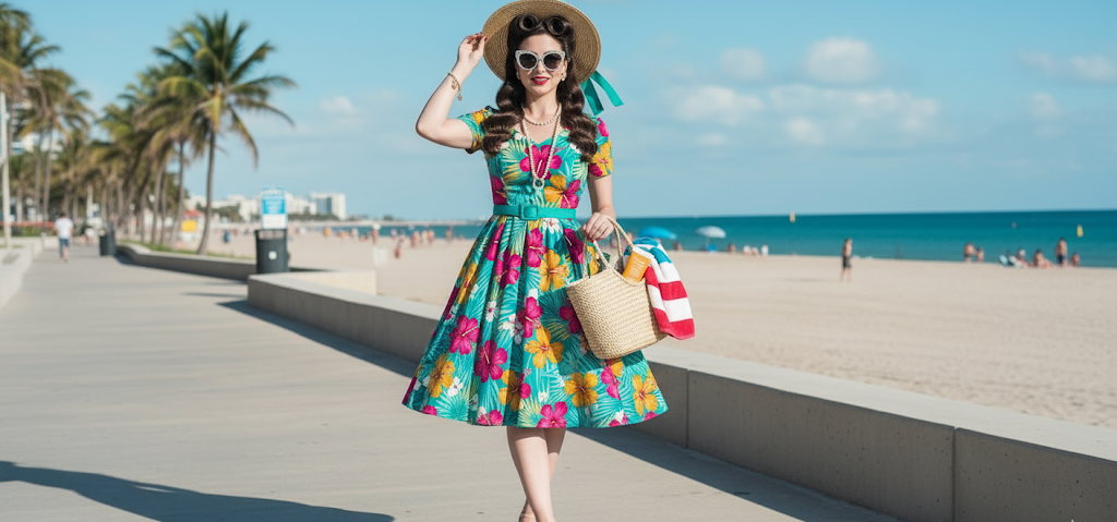 7 Stunning Ways to Style Retro Summer Dresses with Victory Rolls