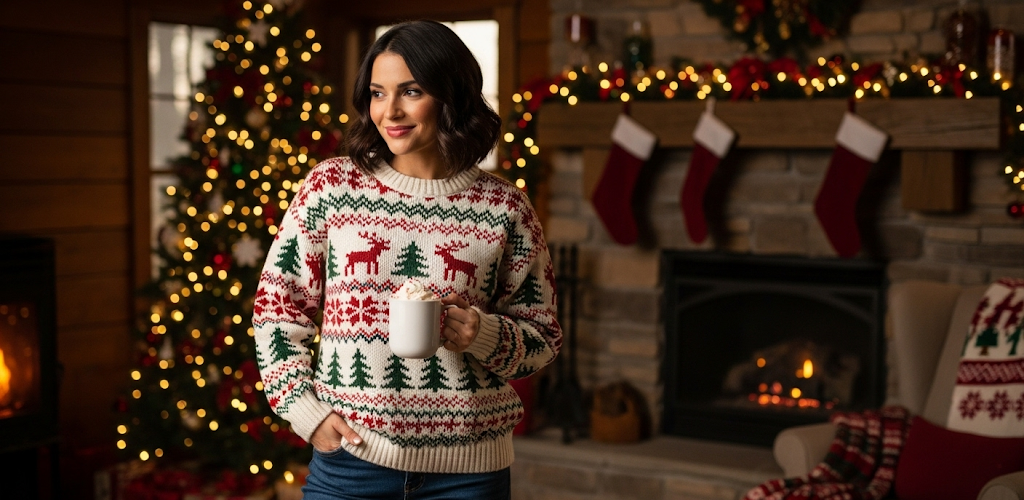 7 Stunning Vintage Holiday Sweaters Women Absolutely Love
