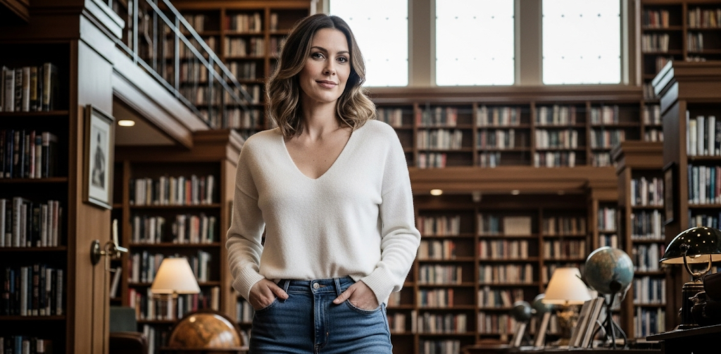 10 Stunning Deep V White Sweater Styles That Wow