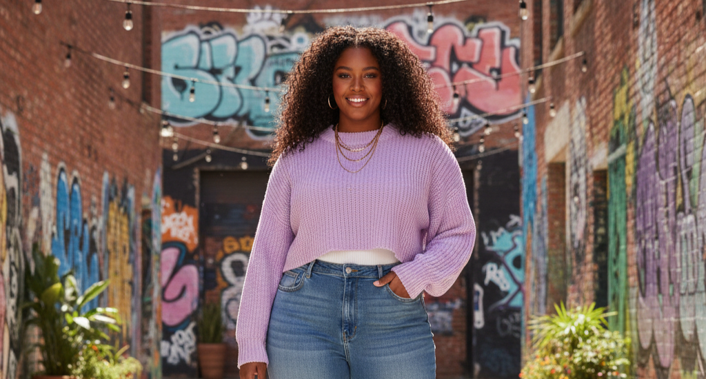 9 Plus Size Cropped Sweaters Women Love for Stunning Silhouettes