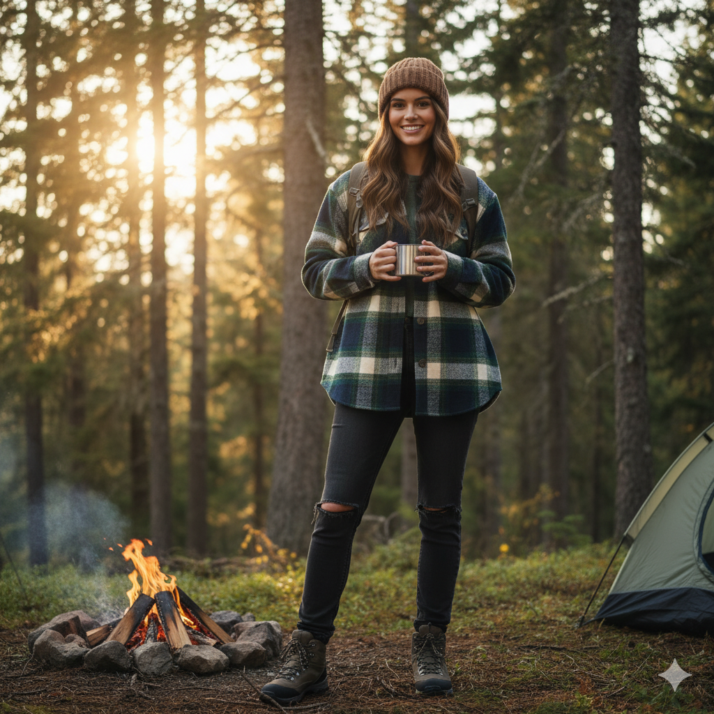 13 Essential Features Perfect Flannel Camping Jackets Women Outdoor Adventures
