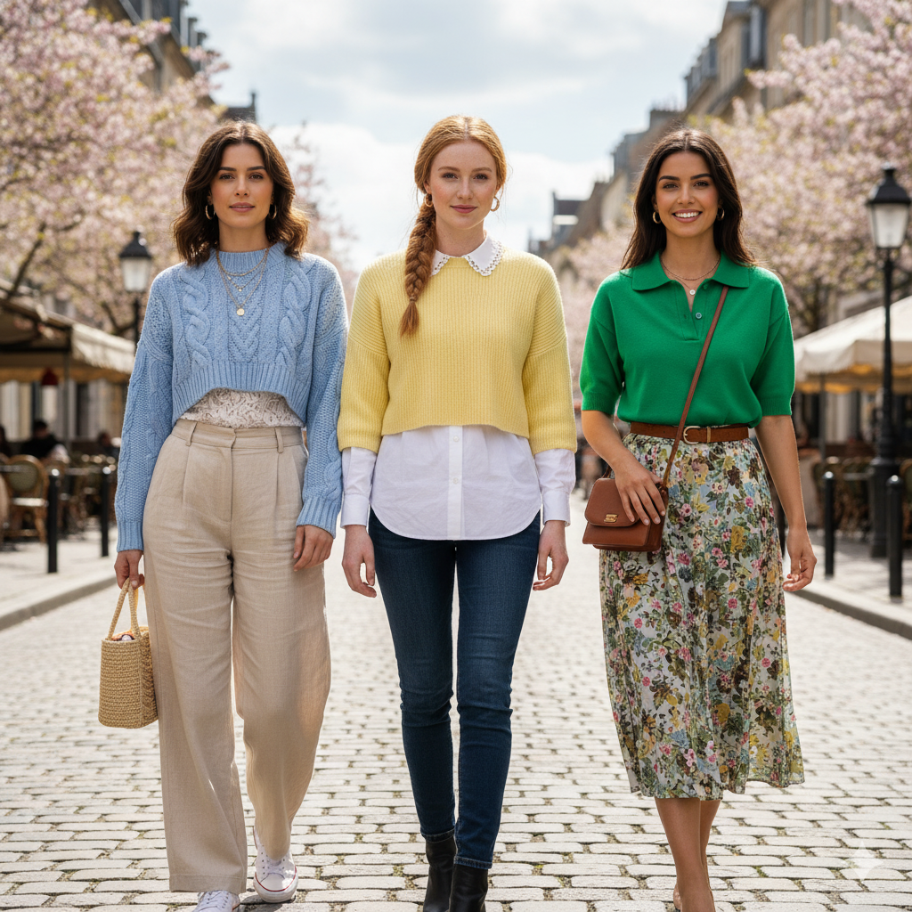 10 Perfect Spring Cropped Sweaters That Master Unpredictable Transitional Weather