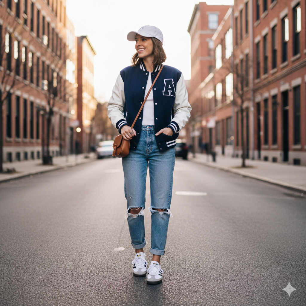25 Stunning Varsity Jacket Jeans Outfits to Transform Your Casual Wardrobe Forever
